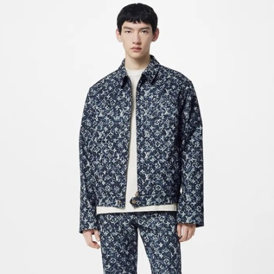 루이비통 남성 캐쥬얼 블루 자켓 - Louis vuitton Mens Blue Jackets - lv1417x