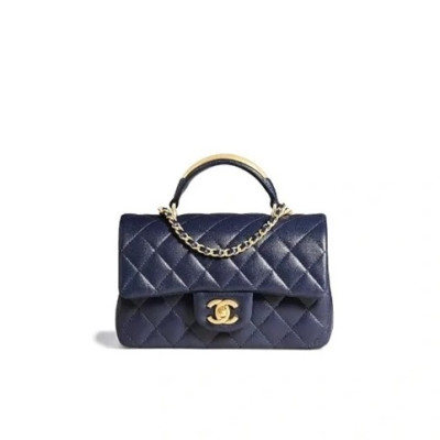 샤넬 여성 네이비 토트백 - Chanel Womens Navy Tote Bag - ch450x