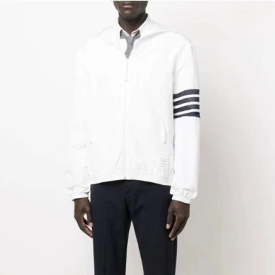 톰브라운 남성 화이트 자켓 - Thom Browne Mens White Jackets - th74x