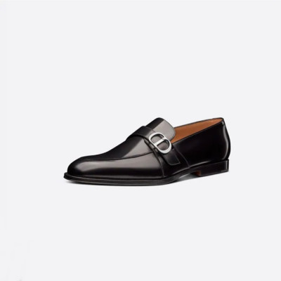 디올 남성 블랙 로퍼 - Dior Mens Black Loafer - di576x