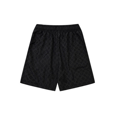 루이비통 남성 블랙 반바지 - Louis vuitton Mens Black Half-pants - lv1599x