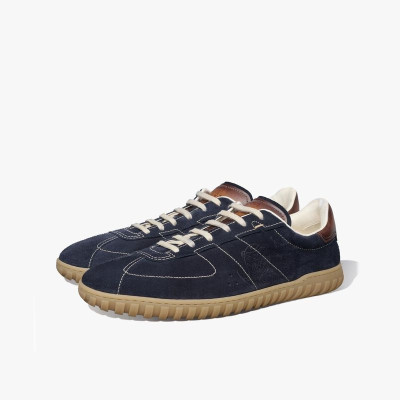 벨루티 남성 네이비 스니커즈 - Berluti Mens Navy Sneakers - ber196x