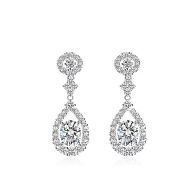 해리윈스턴 여성 화이트 골드 이어링 - Harry winston Womens White Gold Earring - acc186x