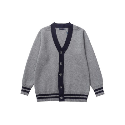 루이비통 남성 그레이 브이넥 가디건 - Louis vuitton Mens Gray Cardigan - lv1675x