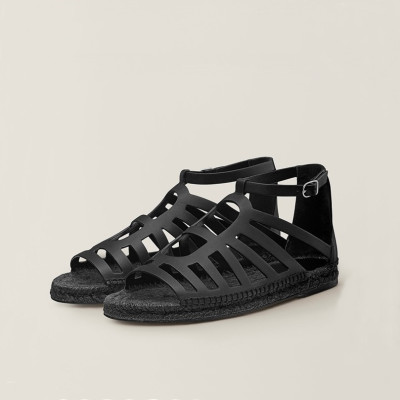 에르메스 여성 블랙 샌들 - Hermes Womens Black Sandals - he253x