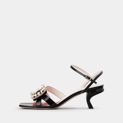 로저비비에 여성 블랙 샌들 - Roger Vivier Womens Black Sandals - vi13x