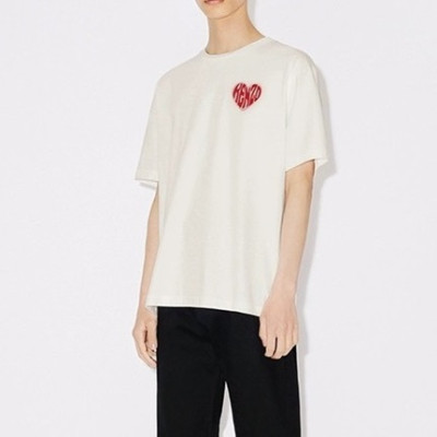 겐조 남/녀 화이트 크루넥 반팔티 - Kenzo Unisex White Tshirts - ken225x