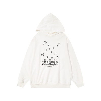 메종마르지엘라 남성 화이트 후드티 - Maison margiela Mens White Hoodie - mai208x