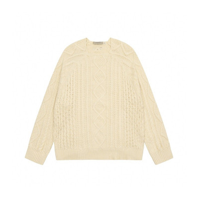 피어오브갓 남성 크루넥 아이보리 니트 - Fear of god Mens Ivory Knits - fea451x