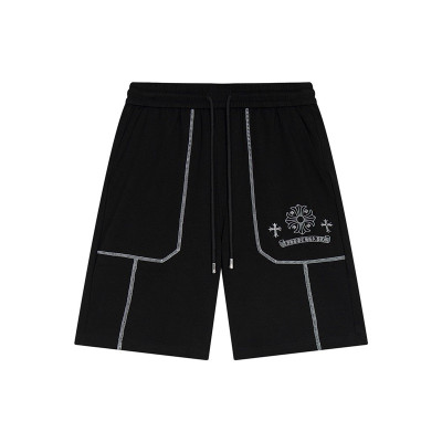 크롬하츠 남성 캐쥬얼 블랙 반바지 - Chrom Hearts Mens Black Half-pants - ch189x