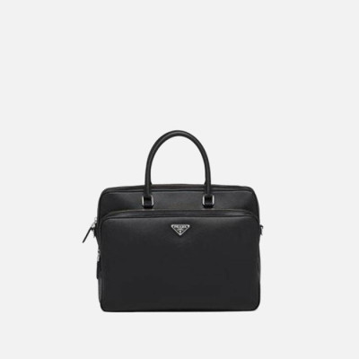 프라다 남성 사피아노 브리프케이스 【매장-410만원대】 - Prada Mens Black Tote Bag - pr697x