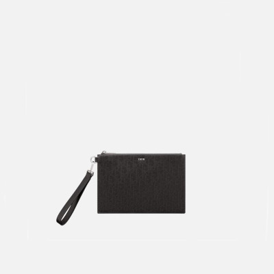 디올 남성 A5 파우치 H03E 【매장-130만원대】 - Dior Mens Black Clutch- di648x