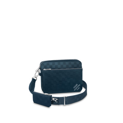 루이비통 남성 트리오 메신저 다미에 M40438 【매장-330만원대】 - Louis vuitton Mens Blue Cross Bag - lv1787x