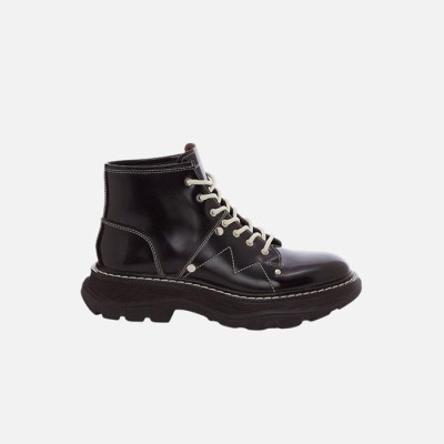 맥퀸 남/녀 트레드 레이스업 부츠 【매장-160만원대】 - Alexander McQueen Unisex Black Boots - ale125x