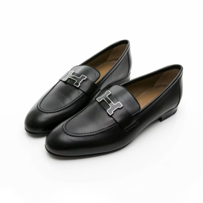 에르메스 남/녀 파리 로퍼 【매장-230만원대】 - Hermes Unisex Black Loafer - he260x