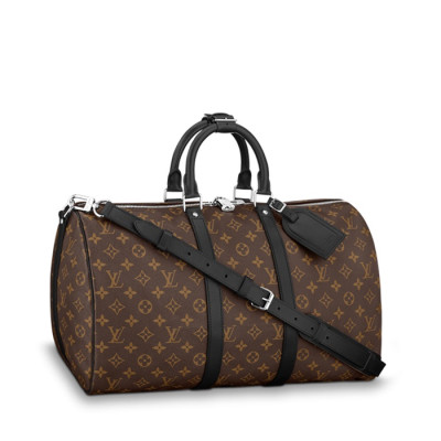 루이비통 남성 키폴 45 반둘리에 M56711 【매장-350만원대】 - Louis vuitton Mens Brown Keepall - lv1824x