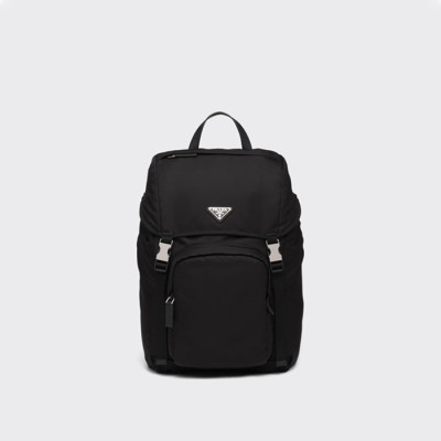 프라다 남성 리나일론 및 사피아노 가죽 백팩 2VZ135【매장-300만원대】 - Prada Mens Black Back Pack - pr706x