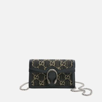 구찌 여성 디오니소스 GG 데님 숄더백 【매장-180만원대】 - Gucci Womens Black Shoulder Bag - gu972x