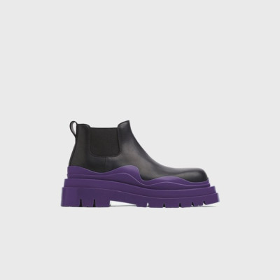 보테가베네타 여성 타이어 앵클 퍼플 첼시 부츠 【매장-190만원대】 - Bottega Veneta Womens Purple Boots - bv154x