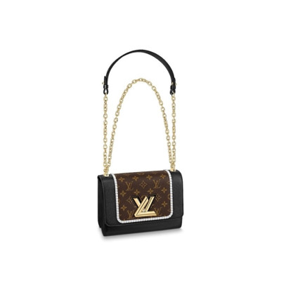 루이비통 여성 모노그램 레더 트위스트 MM M44837 - Louis vuitton Womens Brown Shoulder Bag - lv1843x