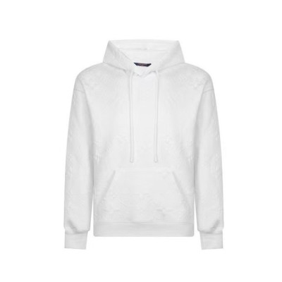 루이비통 남/녀 화이트 후드티 - Louis vuitton Unisex White Hoodie - lv1870x