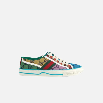 구찌 남/녀 테니스 1977 멀티 컬러 스니커즈 【매장-110만원대】 - Gucci Unisex Multi Sneakers - gu986x