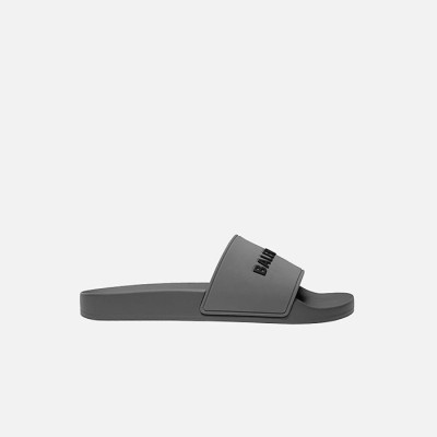 발렌시아가 남성 챠콜 풀 슬라이드 샌들 【매장-80만원대】 - Balenciaga Mens Gray Slippers - ba633x