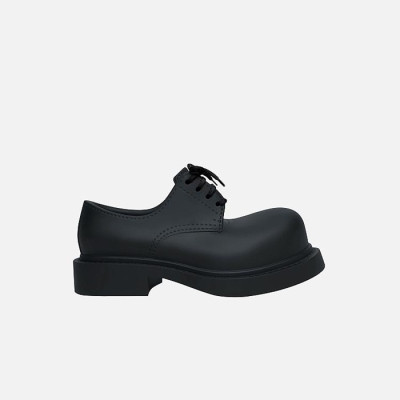 발렌시아가 남/녀 스테로이드 블랙 더비 슈즈 【매장-160만원대】 - Balenciaga Unisex Black Oxford - ba666x