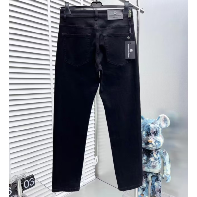 에르메네질도 제냐 남성 블랙 팬츠 - Ermenegildo Zegna Mens Black Pants - zeg110x