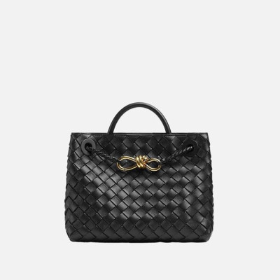 보테가베네타 여성 램스킨 미디움 안디아모 토트백 【매장-600만원대】 - Bottega Veneta Womens Black Midium Tote Bag - bv169x