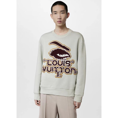 루이비통 남성 그레이 맨투맨 - Louis vuitton Mens Gray Tshirts - lv1904x