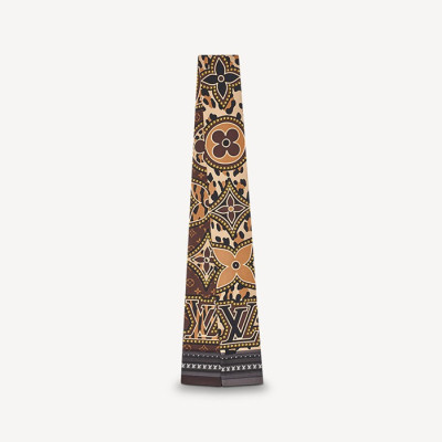 루이비통 여성 월드 브라운 실크 스카프 M70853 【매장-50만원대】 - Louis vuitton Womens Brown Scarf - acc297x