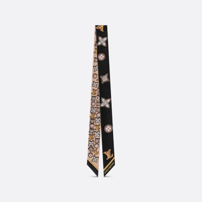 루이비통 여성 모노그램 캐스케이드 BB 방도 스카프 M78141 【매장-50만원대】 - Louis vuitton Womens Black Scarf - acc306x