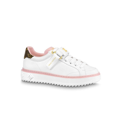 루이비통 남/녀 타임 아웃 핑크 스니커즈 【매장-190만원대】 - Louis vuitton Unisex White Sneakers - lv1922x