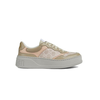 구찌 남/녀 GG 슈프림 캔버스 베이지 스니커즈 【매장-140만원대】 - Gucci Unisex Beige Sneakers - gu1024x