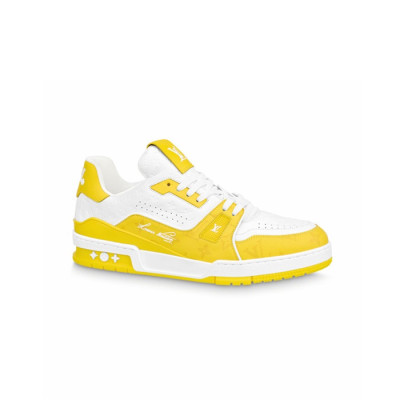 루이비통 LV 남성 트레이너 옐로우 스니커즈 【매장-200만원대】 - Louis vuitton Mens Yellow Sneakers - lv1942x