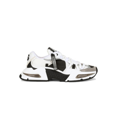 돌체앤가바나 남성 믹스 소재 에어 마스터 블랙 스니커즈 【매장-120만원대】 - Dolc&Gabbana Mens Black Sneakers - dol490x