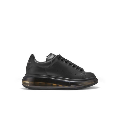 알렉산더맥퀸 남/녀 로우탑 에어 오버솔 스니커즈 【매장-100만원대】 - Alexander McQueen Unisex Black Sneakers - aq22x