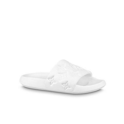 루이비통 남/녀 워터프런트 뮬 슬리퍼【매장-90만원대】 - Louis vuitton Unisex White Mules - lv1958x