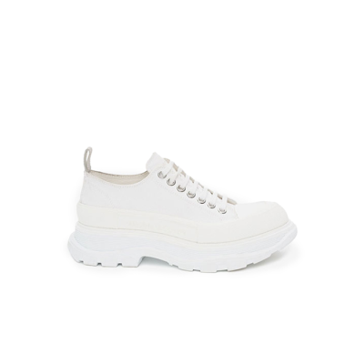 알렉산더 맥퀸 남/녀 트레드 슬릭 레이스업【매장-120만원대】 - Alexander McQueen Unisex White Sneakers - aq28x