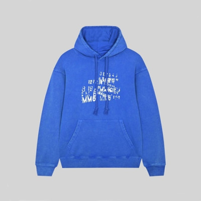 메종마르지엘라 남성 블루 후드티 - Maison margiela Mens Blue Hoodie - mai221x