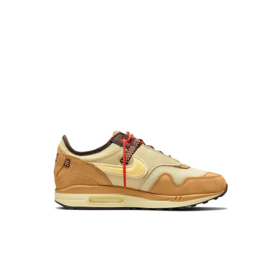 [LJR] 트래비스 스캇 X 나이키 남/녀 에어맥스1 위트 DO9392-701 【매장 - 리셀가 100만원대】 - Nike Unisex Camel Sneakers - ni196x