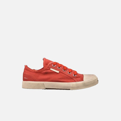 발렌시아가 남/녀 PARIS 레드 로우탑 스니커즈 【매장-100만원대】 - Balenciaga Unisex Red Sneakers - ba719x