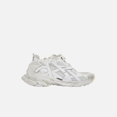 발렌시아가 남/녀 러너 7 화이트 라이트 블루 스니커즈 【매장-160만원대】 - Balenciaga Unisex White Sneakers - ba728x