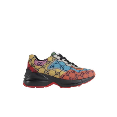 구찌 남/녀 멀티칼라 라이톤 스니커즈 【매장-200만원대】 - Gucci Unisex Multi Sneakers - gu1052x