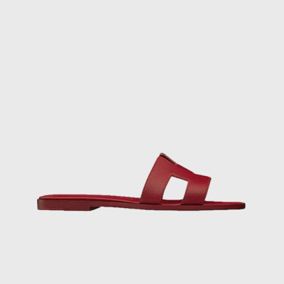 에르메스 여성 오란 샌들 【매장-150만원대】 - Hermes Womens Red Slippers - he361x