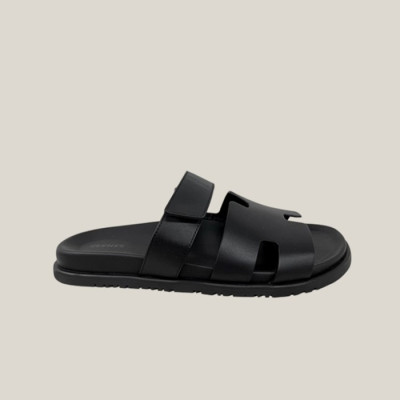 에르메스 여성 시프레 샌들 【매장-200만원대】 - Hermes Womens Black Slippers - he388x