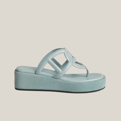 에르메스 여성 샹달 집시 샌들 【매장-220만원대】 - Hermes Womens Blue Sandals - he397x