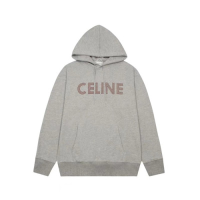 셀린느 남성 캐쥬얼 그레이 후드티 - Celine Mens Gray Hoodie - ce236x