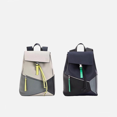 로에베 남성 소프트 그레인 카프스킨 멀티 컬러 컨버터블 백팩 【매장-330만원대】 - Loewe Mens Back Pack - loe803x